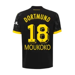 Borussia Dortmund #18 Youssoufa Moukoko Away Jersey 23/24