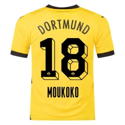 Borussia Dortmund #18 Youssoufa Moukoko Home Jersey 23/24