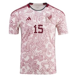 Hector Moreno #15 Mexico Away Jersey World Cup 2022